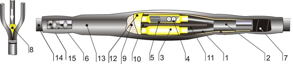 Муфта 3СТп-10 25/50 (М)